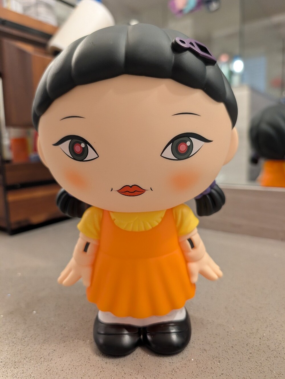 Squid Games Doll Piggy Bank Young-Hee
